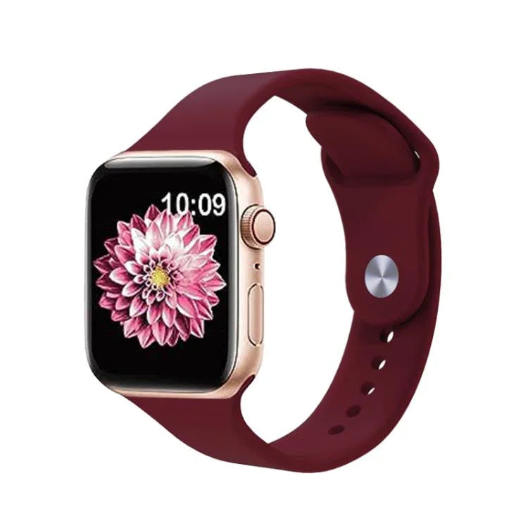 สายรัดนาฬิกาซิลิโคน Kalebol แบบหัวเข็มขัดกลับด้าน สำหรับ Apple Watch 46 มม. / 49 มม. / 45 มม. / 44 มม., สำหรับ Apple Watch 42 มม. / 41 มม. / 40 มม. / 38 มม.