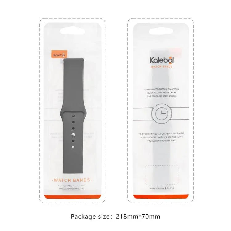 สายรัดนาฬิกาซิลิโคน Kalebol แบบหัวเข็มขัดกลับด้าน สำหรับ Apple Watch 46 มม. / 49 มม. / 45 มม. / 44 มม., สำหรับ Apple Watch 42 มม. / 41 มม. / 40 มม. / 38 มม.