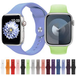สายรัดนาฬิกาซิลิโคน Kalebol แบบหัวเข็มขัดกลับด้าน สำหรับ Apple Watch 46 มม. / 49 มม. / 45 มม. / 44 มม., สำหรับ Apple Watch 42 มม. / 41 มม. / 40 มม. / 38 มม.