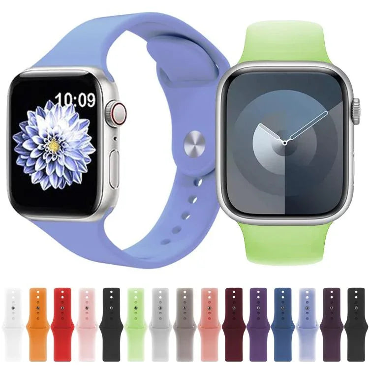 สายรัดนาฬิกาซิลิโคน Kalebol แบบหัวเข็มขัดกลับด้าน สำหรับ Apple Watch 46 มม. / 49 มม. / 45 มม. / 44 มม., สำหรับ Apple Watch 42 มม. / 41 มม. / 40 มม. / 38 มม.