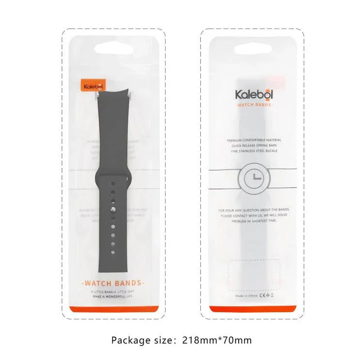 สายรัดนาฬิกาซิลิโคน Kalebol หัวเข็มขัดกลับด้าน สำหรับ Samsung Galaxy Watch 7 / 6 / 5 / 4