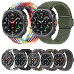 สายรัดนาฬิกา Kalebol แบบถักพร้อมหัวเข็มขัดแม่เหล็กสีดำ สำหรับ Samsung Galaxy Watch Ultra 47มม. / Ultra 2025