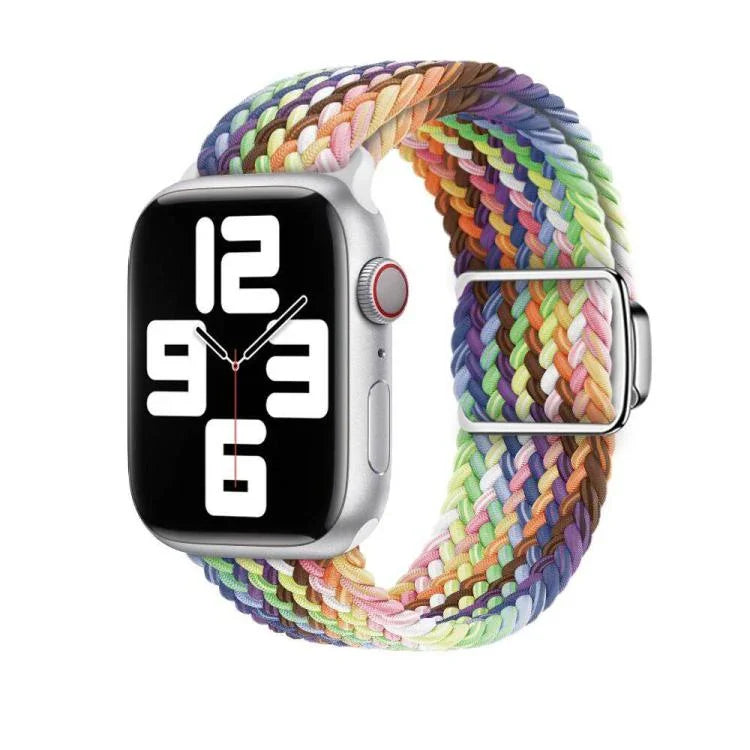 สายรัดนาฬิกาไนลอนวงแม่เหล็ก Kalebol สำหรับ Apple Watch 46 มม. / 49 มม. / 45 มม. / 44 มม., สำหรับ Apple Watch 42 มม. / 41 มม. / 40 มม. / 38 มม.