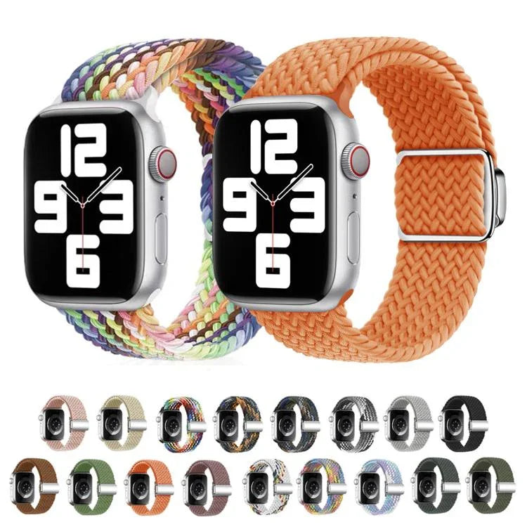 สายรัดนาฬิกาไนลอนวงแม่เหล็ก Kalebol สำหรับ Apple Watch 46 มม. / 49 มม. / 45 มม. / 44 มม., สำหรับ Apple Watch 42 มม. / 41 มม. / 40 มม. / 38 มม.