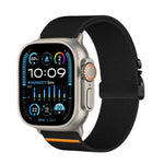 สายรัดนาฬิกาไนลอนยืดหยุ่น Kalebol แบบหัวเข็มขัดร่มชูชีพ สำหรับ Apple Watch 46 มม. / 49 มม. / 45 มม. / 44 มม., สำหรับ Apple Watch 42 มม. / 41 มม. / 40 มม. / 38 มม.