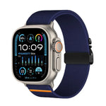 สายรัดนาฬิกาไนลอนยืดหยุ่น Kalebol แบบหัวเข็มขัดร่มชูชีพ สำหรับ Apple Watch 46 มม. / 49 มม. / 45 มม. / 44 มม., สำหรับ Apple Watch 42 มม. / 41 มม. / 40 มม. / 38 มม.