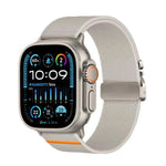 สายรัดนาฬิกาไนลอนยืดหยุ่น Kalebol แบบหัวเข็มขัดร่มชูชีพ สำหรับ Apple Watch 46 มม. / 49 มม. / 45 มม. / 44 มม., สำหรับ Apple Watch 42 มม. / 41 มม. / 40 มม. / 38 มม.
