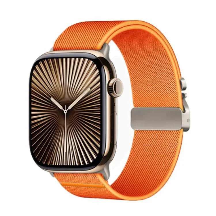 สายรัดนาฬิกาไนลอนยืดหยุ่น Kalebol แบบหัวเข็มขัดร่มชูชีพ สำหรับ Apple Watch 46 มม. / 49 มม. / 45 มม. / 44 มม., สำหรับ Apple Watch 42 มม. / 41 มม. / 40 มม. / 38 มม.