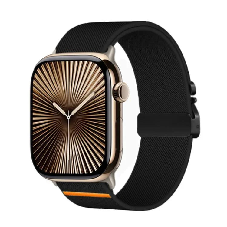 สายรัดนาฬิกาไนลอนยืดหยุ่น Kalebol แบบหัวเข็มขัดร่มชูชีพ สำหรับ Apple Watch 46 มม. / 49 มม. / 45 มม. / 44 มม., สำหรับ Apple Watch 42 มม. / 41 มม. / 40 มม. / 38 มม.