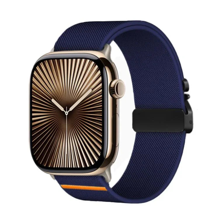 สายรัดนาฬิกาไนลอนยืดหยุ่น Kalebol แบบหัวเข็มขัดร่มชูชีพ สำหรับ Apple Watch 46 มม. / 49 มม. / 45 มม. / 44 มม., สำหรับ Apple Watch 42 มม. / 41 มม. / 40 มม. / 38 มม.