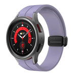 สายรัดซิลิโคน Kalebol หัวเข็มขัดแม่เหล็กพับเว้าลง สำหรับ Samsung Galaxy Watch7 / 6 / 5
