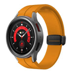 สายรัดซิลิโคน Kalebol หัวเข็มขัดแม่เหล็กพับเว้าลง สำหรับ Samsung Galaxy Watch7 / 6 / 5
