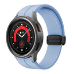 สายรัดซิลิโคน Kalebol หัวเข็มขัดแม่เหล็กพับเว้าลง สำหรับ Samsung Galaxy Watch7 / 6 / 5