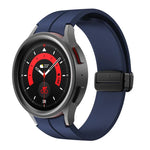 สายรัดซิลิโคน Kalebol หัวเข็มขัดแม่เหล็กพับเว้าลง สำหรับ Samsung Galaxy Watch7 / 6 / 5