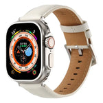 สายรัดนาฬิกาหนังแท้เรียบ Kalebol สำหรับ Apple Watch 46 มม. / 49 มม. / 45 มม. / 44 มม., สำหรับ Apple Watch 42 มม. / 41 มม. / 40 มม. / 38 มม.