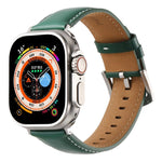 สายรัดนาฬิกาหนังแท้เรียบ Kalebol สำหรับ Apple Watch 46 มม. / 49 มม. / 45 มม. / 44 มม., สำหรับ Apple Watch 42 มม. / 41 มม. / 40 มม. / 38 มม.