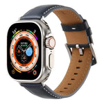 สายรัดนาฬิกาหนังแท้เรียบ Kalebol สำหรับ Apple Watch 46 มม. / 49 มม. / 45 มม. / 44 มม., สำหรับ Apple Watch 42 มม. / 41 มม. / 40 มม. / 38 มม.