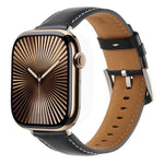 สายรัดนาฬิกาหนังแท้เรียบ Kalebol สำหรับ Apple Watch 46 มม. / 49 มม. / 45 มม. / 44 มม., สำหรับ Apple Watch 42 มม. / 41 มม. / 40 มม. / 38 มม.