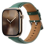 สายรัดนาฬิกาหนังแท้เรียบ Kalebol สำหรับ Apple Watch 46 มม. / 49 มม. / 45 มม. / 44 มม., สำหรับ Apple Watch 42 มม. / 41 มม. / 40 มม. / 38 มม.