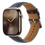 สายรัดนาฬิกาหนังแท้เรียบ Kalebol สำหรับ Apple Watch 46 มม. / 49 มม. / 45 มม. / 44 มม., สำหรับ Apple Watch 42 มม. / 41 มม. / 40 มม. / 38 มม.