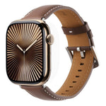 สายรัดนาฬิกาหนังแท้เรียบ Kalebol สำหรับ Apple Watch 46 มม. / 49 มม. / 45 มม. / 44 มม., สำหรับ Apple Watch 42 มม. / 41 มม. / 40 มม. / 38 มม.