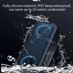 ลำโพงบลูทูธไร้สาย X8 กันน้ำ IPX7 พร้อมไฟสี ซับวูฟเฟอร์