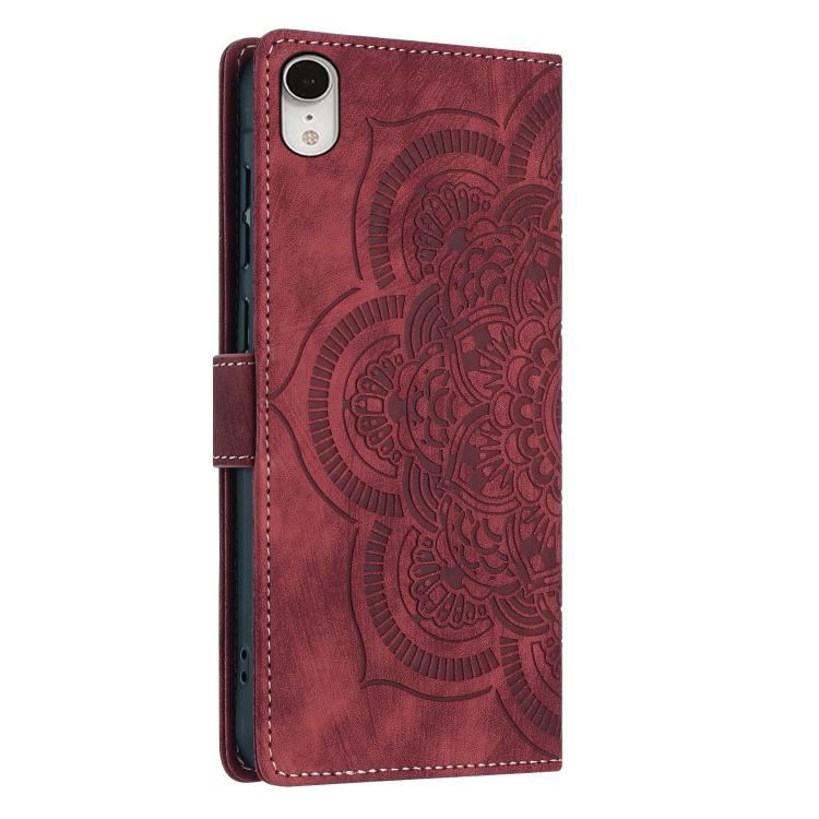 เคสโทรศัพท์หนังลาย Mandala แบบย้อนยุคผิวด้าน สำหรับ iPhone XR, สำหรับ iPhone XS Max, สำหรับ iPhone 7 Plus / 8 Plus