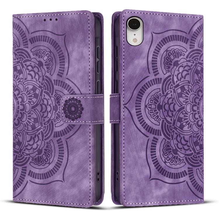 เคสโทรศัพท์หนังลาย Mandala แบบย้อนยุคผิวด้าน สำหรับ iPhone XR, สำหรับ iPhone XS Max, สำหรับ iPhone 7 Plus / 8 Plus