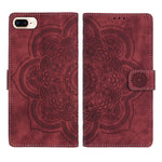 เคสโทรศัพท์หนังลาย Mandala แบบย้อนยุคผิวด้าน สำหรับ iPhone XR, สำหรับ iPhone XS Max, สำหรับ iPhone 7 Plus / 8 Plus