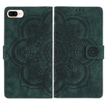 เคสโทรศัพท์หนังลาย Mandala แบบย้อนยุคผิวด้าน สำหรับ iPhone XR, สำหรับ iPhone XS Max, สำหรับ iPhone 7 Plus / 8 Plus