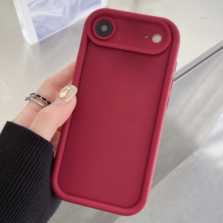 เคสโทรศัพท์ TPU กรอบกันกระแทกผิวด้านเจาะรูแม่นยำ สำหรับ iPhone 17e / 16e, สำหรับ iPhone 17 Pro Max, สำหรับ iPhone 17 Pro, สำหรับ iPhone 17, สำหรับ iPhone Air, สำหรับ iPhone 16 Pro Max