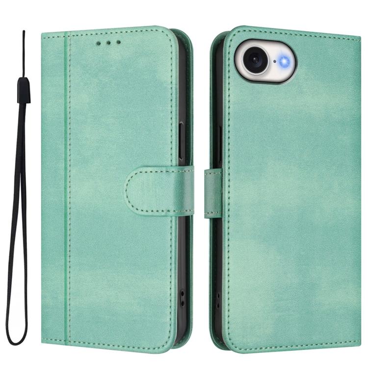 เคสโทรศัพท์หนังย้อนยุคแบบร้อยสายรัด Line Splicing Buckle สำหรับ iPhone 17e / 16e, สำหรับ iPhone 17 Pro Max, สำหรับ iPhone 17 Pro, สำหรับ iPhone 17, สำหรับ iPhone Air, สำหรับ iPhone 16 Pro Max