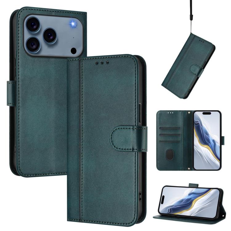 เคสโทรศัพท์หนังย้อนยุคแบบร้อยสายรัด Line Splicing Buckle สำหรับ iPhone 17e / 16e, สำหรับ iPhone 17 Pro Max, สำหรับ iPhone 17 Pro, สำหรับ iPhone 17, สำหรับ iPhone Air, สำหรับ iPhone 16 Pro Max