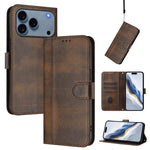 เคสโทรศัพท์หนังย้อนยุคแบบร้อยสายรัด Line Splicing Buckle สำหรับ iPhone 17e / 16e, สำหรับ iPhone 17 Pro Max, สำหรับ iPhone 17 Pro, สำหรับ iPhone 17, สำหรับ iPhone Air, สำหรับ iPhone 16 Pro Max