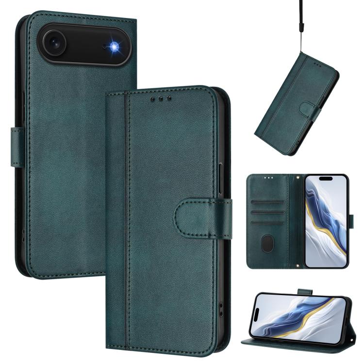 เคสโทรศัพท์หนังย้อนยุคแบบร้อยสายรัด Line Splicing Buckle สำหรับ iPhone 17e / 16e, สำหรับ iPhone 17 Pro Max, สำหรับ iPhone 17 Pro, สำหรับ iPhone 17, สำหรับ iPhone Air, สำหรับ iPhone 16 Pro Max