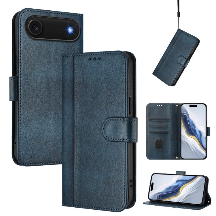เคสโทรศัพท์หนังย้อนยุคแบบร้อยสายรัด Line Splicing Buckle สำหรับ iPhone 17e / 16e, สำหรับ iPhone 17 Pro Max, สำหรับ iPhone 17 Pro, สำหรับ iPhone 17, สำหรับ iPhone Air, สำหรับ iPhone 16 Pro Max