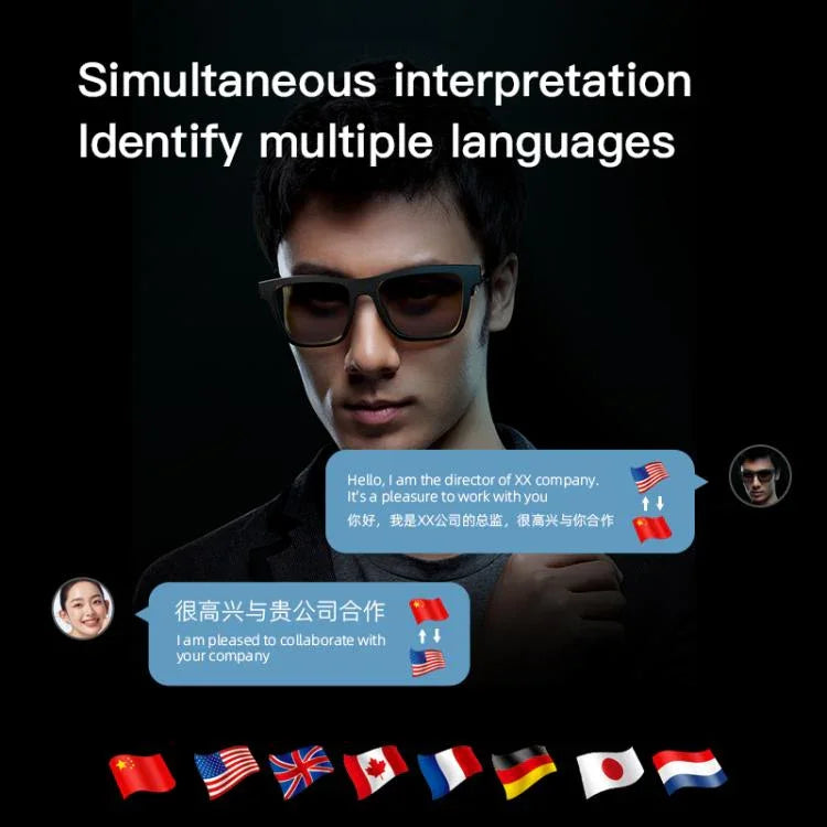 แว่นตาออดิโออัจฉริยะ E10 Pro Bluetooth สไตล์: การแปล AI, การแปล AI