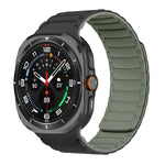 สายรัดนาฬิกาซิลิโคนแม่เหล็กสำหรับกีฬา สำหรับ Samsung Galaxy Watch Ultra 47มม. / Ultra 2025