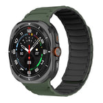 สายรัดนาฬิกาซิลิโคนแม่เหล็กสำหรับกีฬา สำหรับ Samsung Galaxy Watch Ultra 47มม. / Ultra 2025