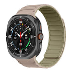 สายรัดนาฬิกาซิลิโคนแม่เหล็กสำหรับกีฬา สำหรับ Samsung Galaxy Watch Ultra 47มม. / Ultra 2025