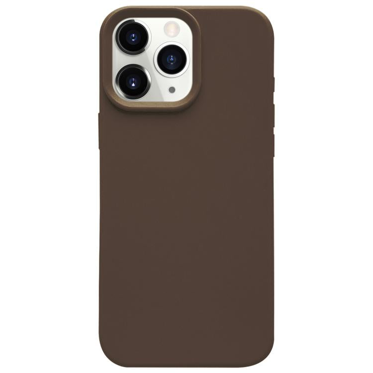 เคสโทรศัพท์ซิลิโคนเหลวเลียนแบบแบบเรียบง่าย Dopamine สำหรับ iPhone 12 Pro Max, สำหรับ iPhone 12 Pro, สำหรับ iPhone 11 Pro Max