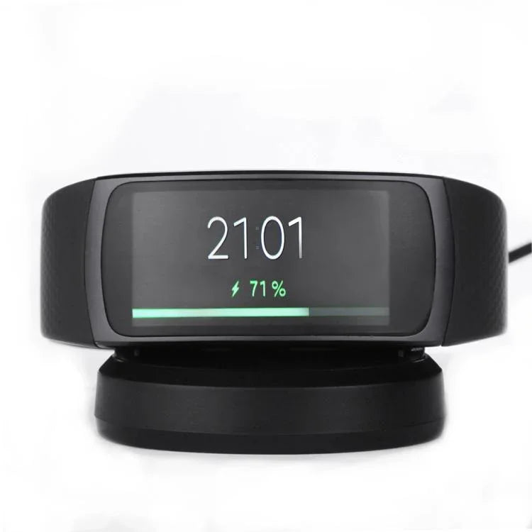 ฐานชาร์จไร้สาย TPE อินเทอร์เฟซ USB สำหรับสมาร์ทวอทช์ xDfind สำหรับ Samsung Gear Fit2 / Fit2 Pro