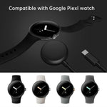สายชาร์จแม่เหล็กสำหรับ Google Pixel Watch xDfind Smart Watch, ความยาว: 1m, พอร์ต USB