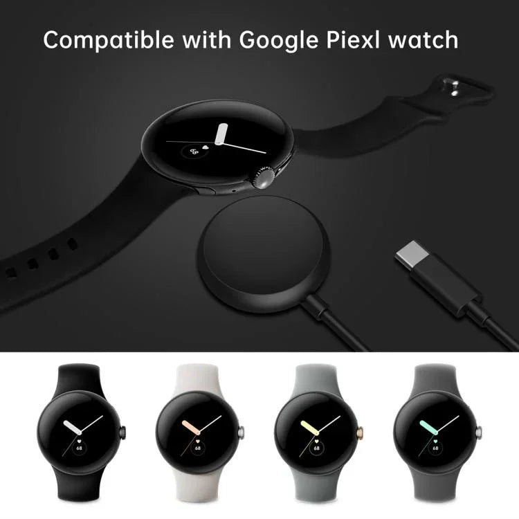 สายชาร์จแม่เหล็กสำหรับ Google Pixel Watch xDfind Smart Watch, ความยาว: 1m, พอร์ต USB