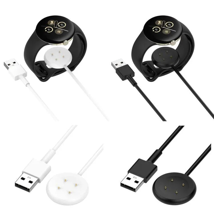 สายชาร์จสำหรับ Google Pixel Watch 3 / Watch 2 xDfind Smart Watch, ความยาว: 1m, พอร์ต USB, พอร์ต USB-C / Type-C