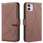 เคสหนังโทรศัพท์ลายเรขาคณิตพร้อม RFID สำหรับ iPhone 6 / 7 / 8 / SE, iPhone 13 Pro Max, iPhone 13 Pro, iPhone 12 / 12 Pro, iPhone 12 Pro Max, iPhone 11 Pro Max, iPhone 11, iPhone 11 Pro