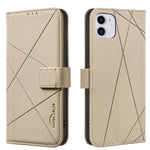 เคสหนังโทรศัพท์ลายเรขาคณิตพร้อม RFID สำหรับ iPhone 6 / 7 / 8 / SE, iPhone 13 Pro Max, iPhone 13 Pro, iPhone 12 / 12 Pro, iPhone 12 Pro Max, iPhone 11 Pro Max, iPhone 11, iPhone 11 Pro
