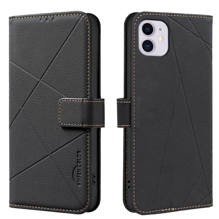 เคสหนังโทรศัพท์ลายเรขาคณิตพร้อม RFID สำหรับ iPhone 6 / 7 / 8 / SE, iPhone 13 Pro Max, iPhone 13 Pro, iPhone 12 / 12 Pro, iPhone 12 Pro Max, iPhone 11 Pro Max, iPhone 11, iPhone 11 Pro