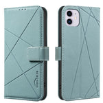 เคสหนังโทรศัพท์ลายเรขาคณิตพร้อม RFID สำหรับ iPhone 6 / 7 / 8 / SE, iPhone 13 Pro Max, iPhone 13 Pro, iPhone 12 / 12 Pro, iPhone 12 Pro Max, iPhone 11 Pro Max, iPhone 11, iPhone 11 Pro