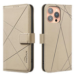เคสหนังโทรศัพท์ลายเรขาคณิตพร้อม RFID สำหรับ iPhone 6 / 7 / 8 / SE, iPhone 13 Pro Max, iPhone 13 Pro, iPhone 12 / 12 Pro, iPhone 12 Pro Max, iPhone 11 Pro Max, iPhone 11, iPhone 11 Pro